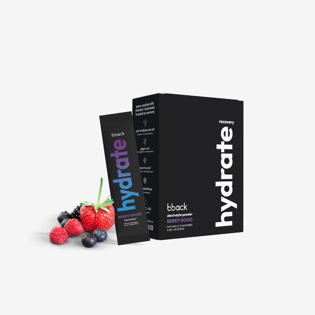 bback hydrate berry recovery boost  (1 box)