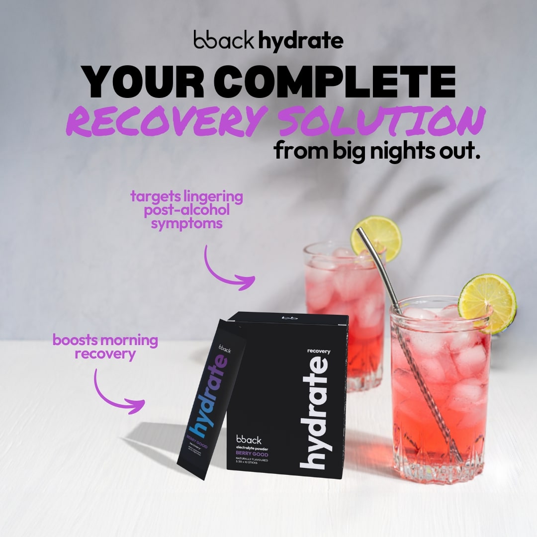 bback hydrate berry recovery boost  (4 boxes)